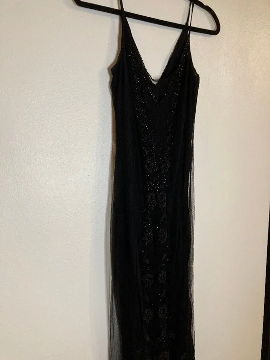 French connection mesh beaded sleeveless dress - Picture 9 of 12